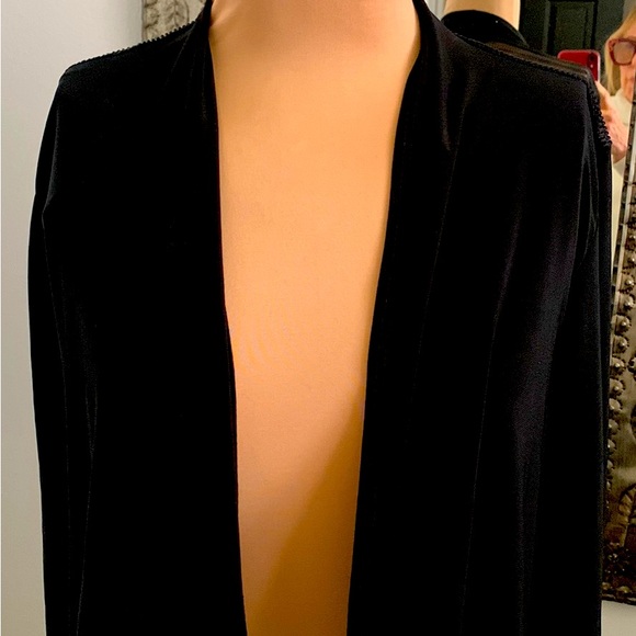 JACKET OPEN LIGHTWEIGHT WITH SEMI SHEER BACK.  SIZE SMALL - Picture 3 of 5